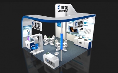 朗視儀器設備展臺 科技與藝術的融合展覽